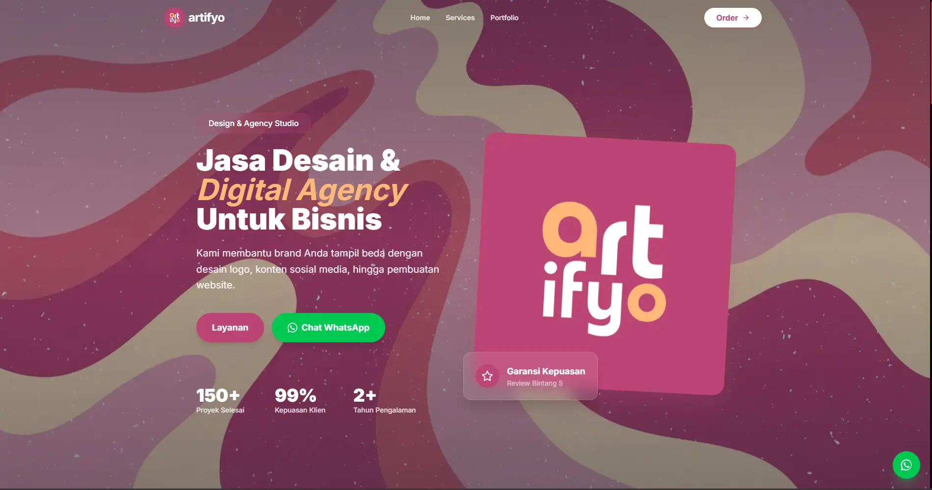 Screenshot of ARTIFYO